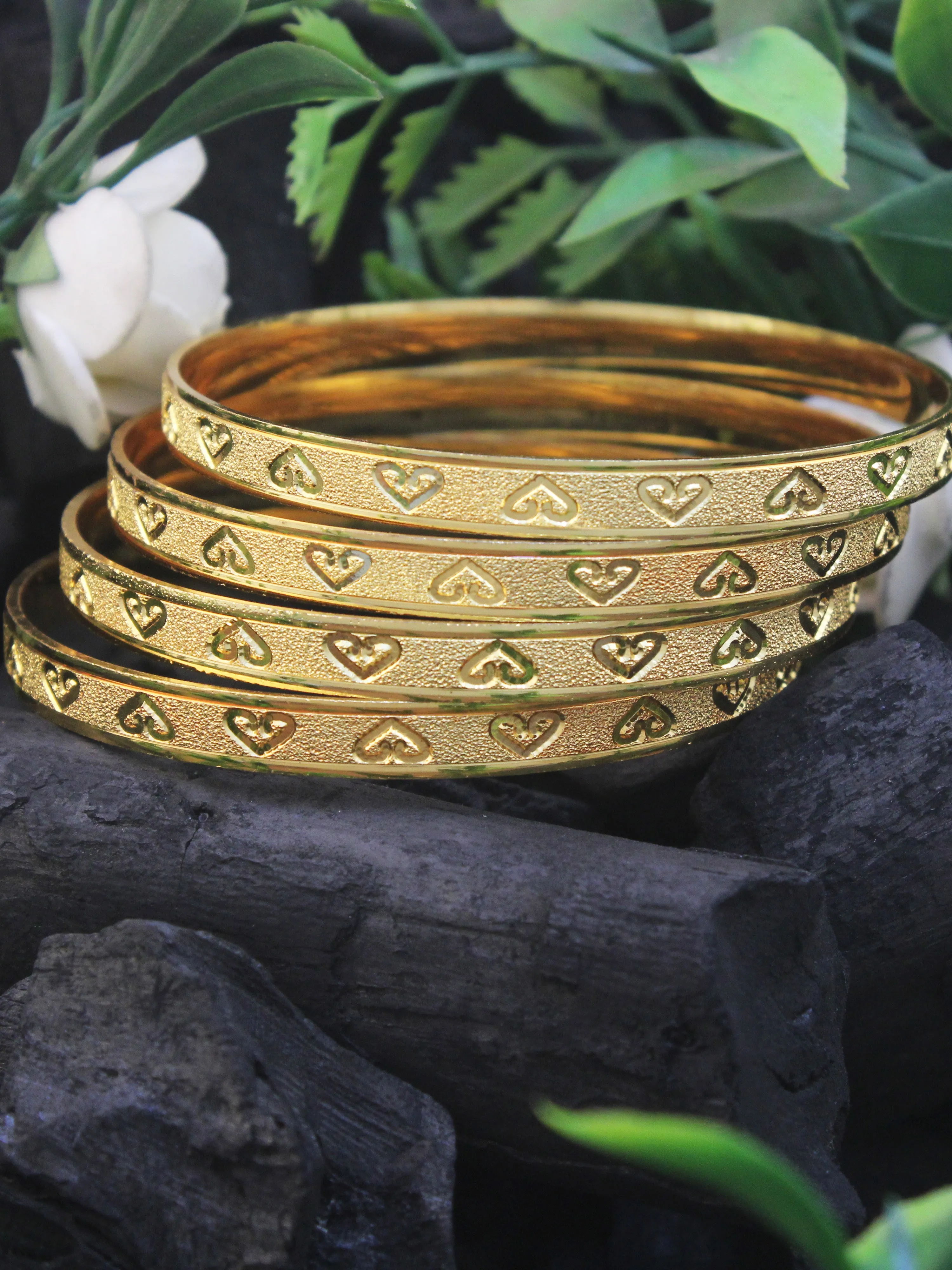 Gold Forming Bangles for Women