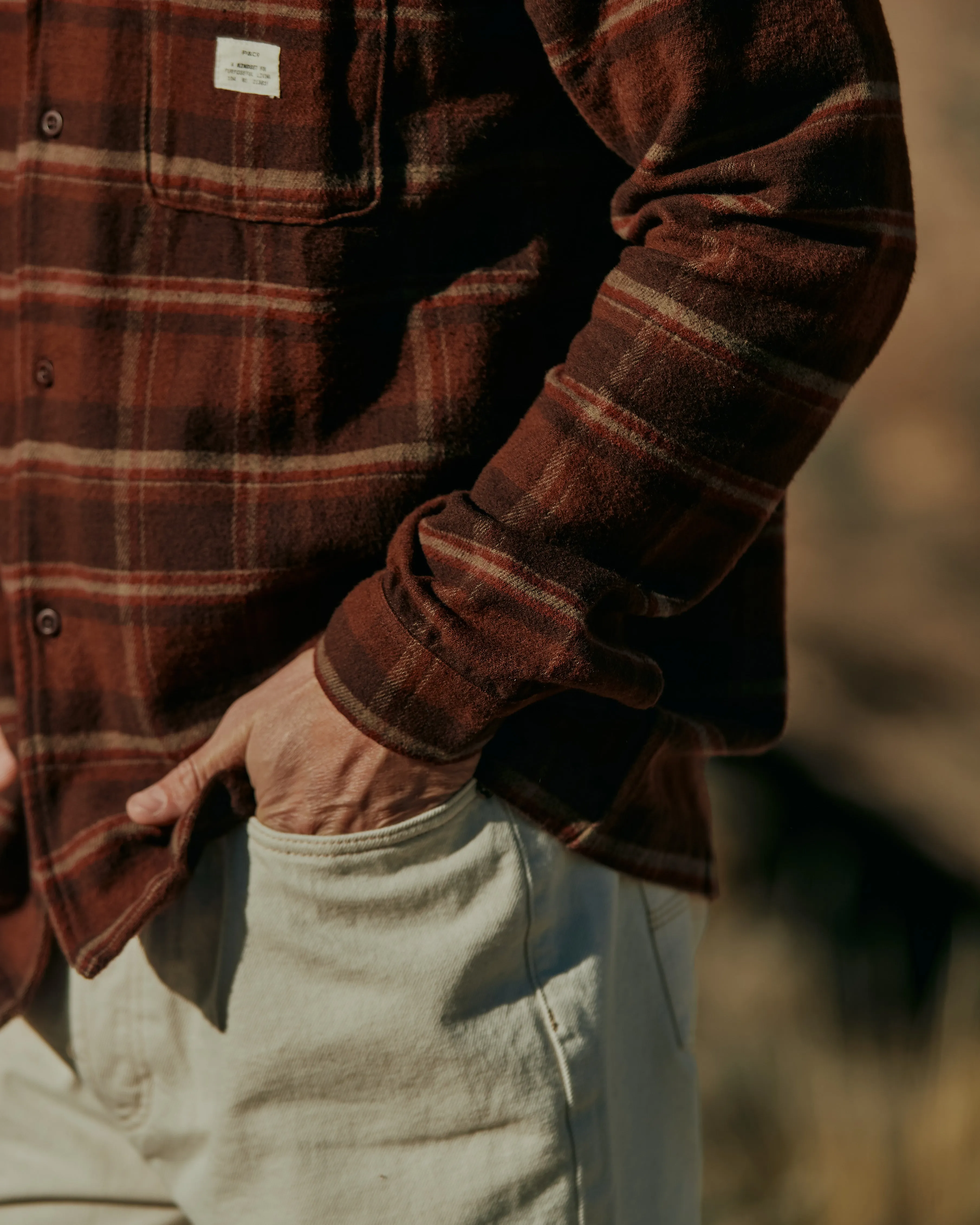 Goodwin Flannel Shirt - Brown