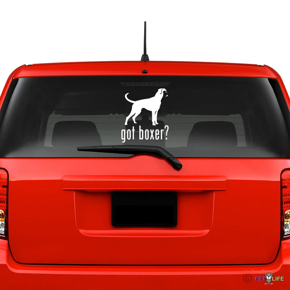 Got Boxer Sticker