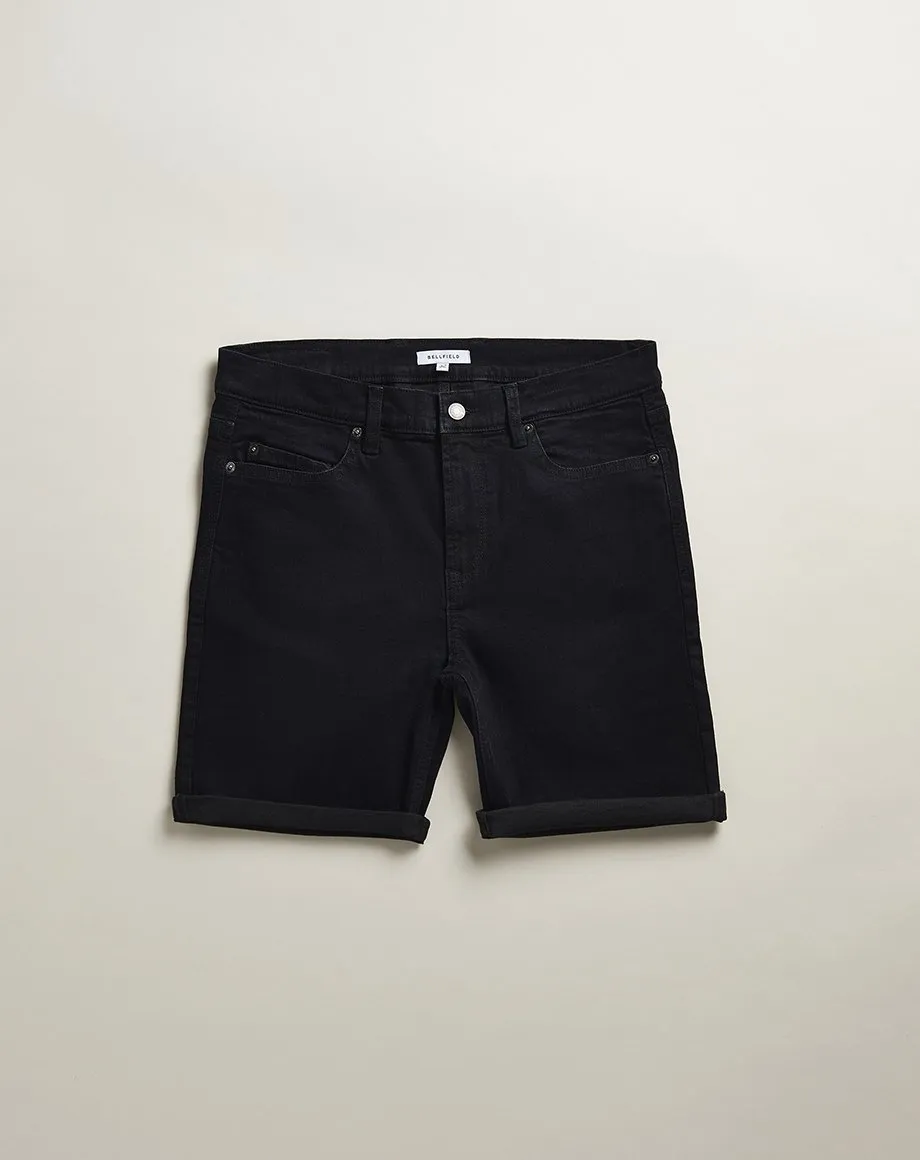 HEROICA DENIM MENS SHORTS | BLACK