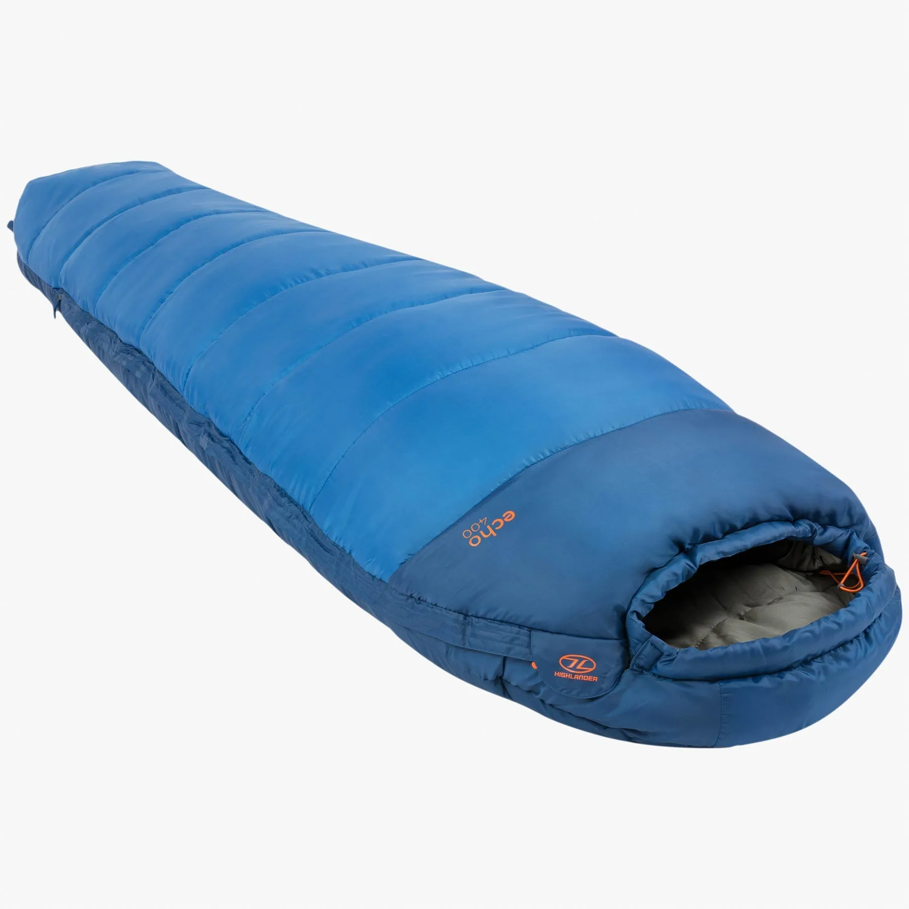 Highlander Echo 400 Mummy Sleeping Bag Blue