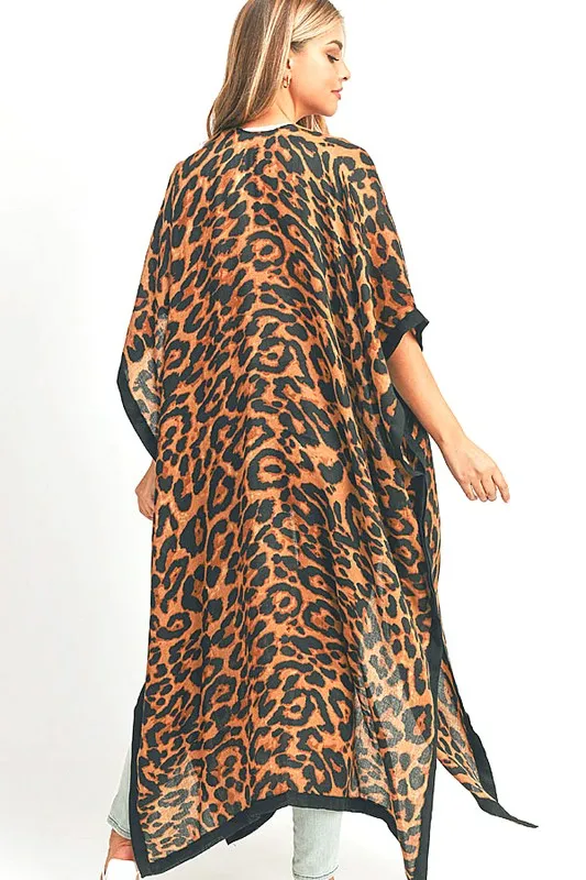 Inner Goddess Animal Print Kimono