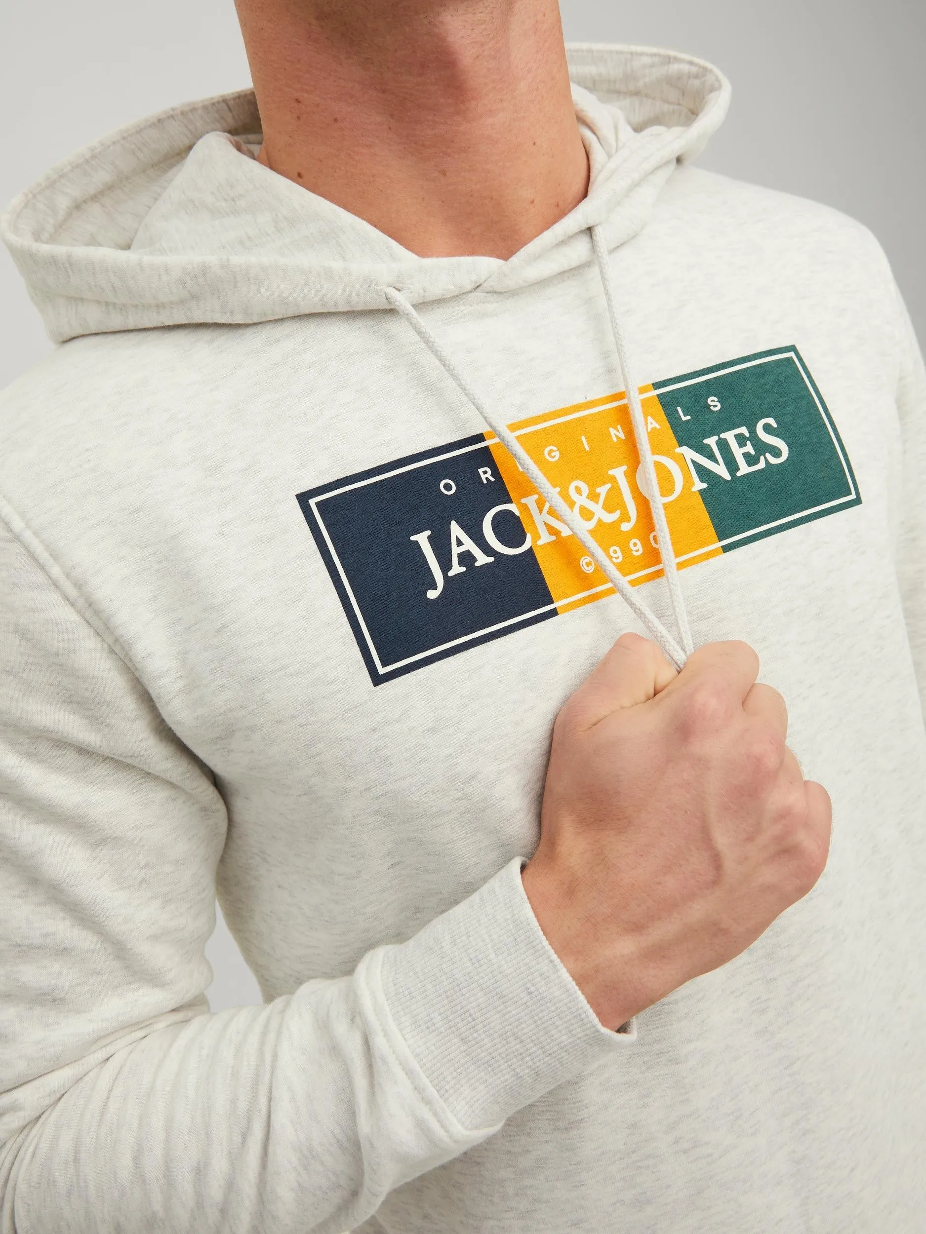 Jack & Jones Cody Hoody-WHITE