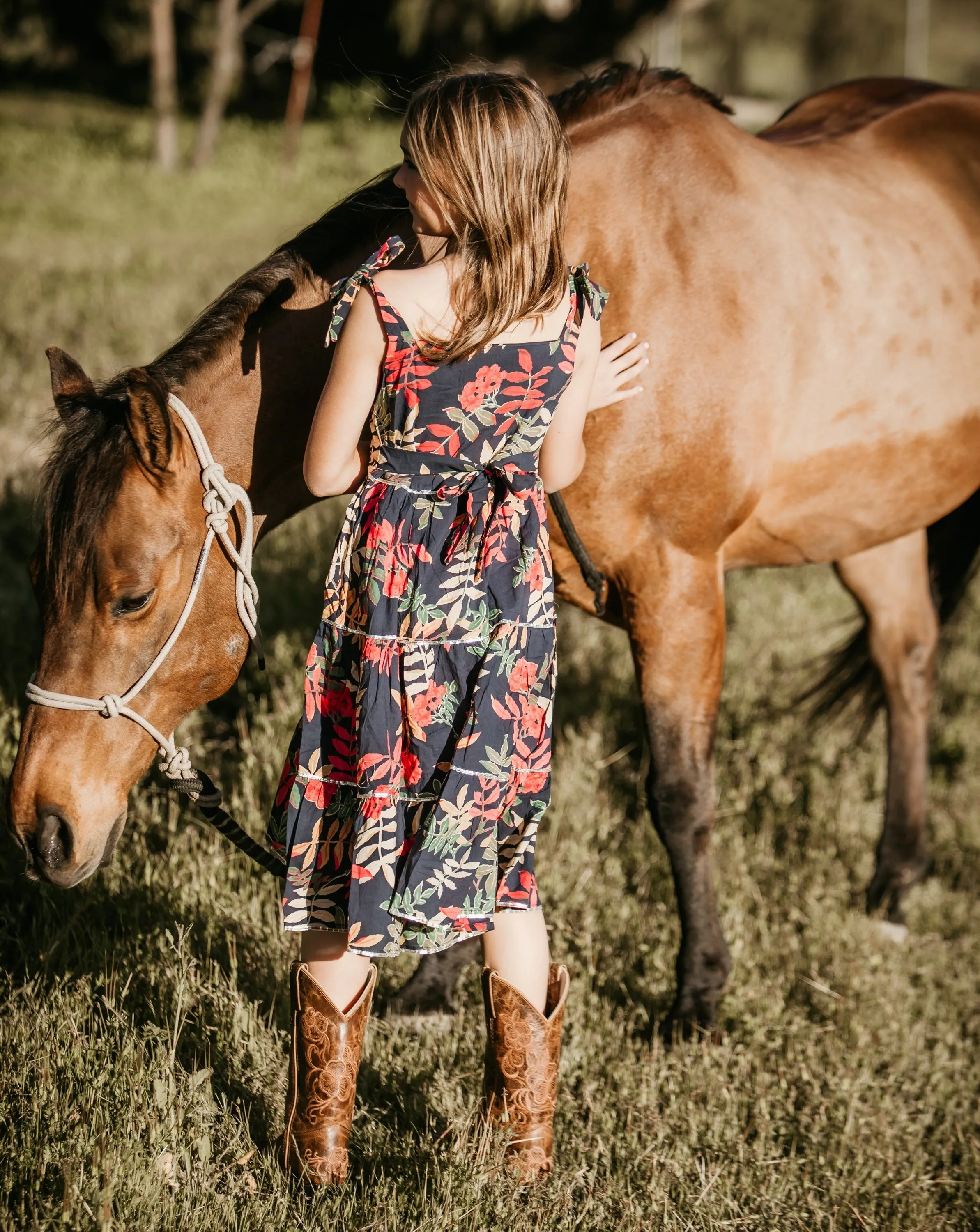 Jazmin Dress - Navy