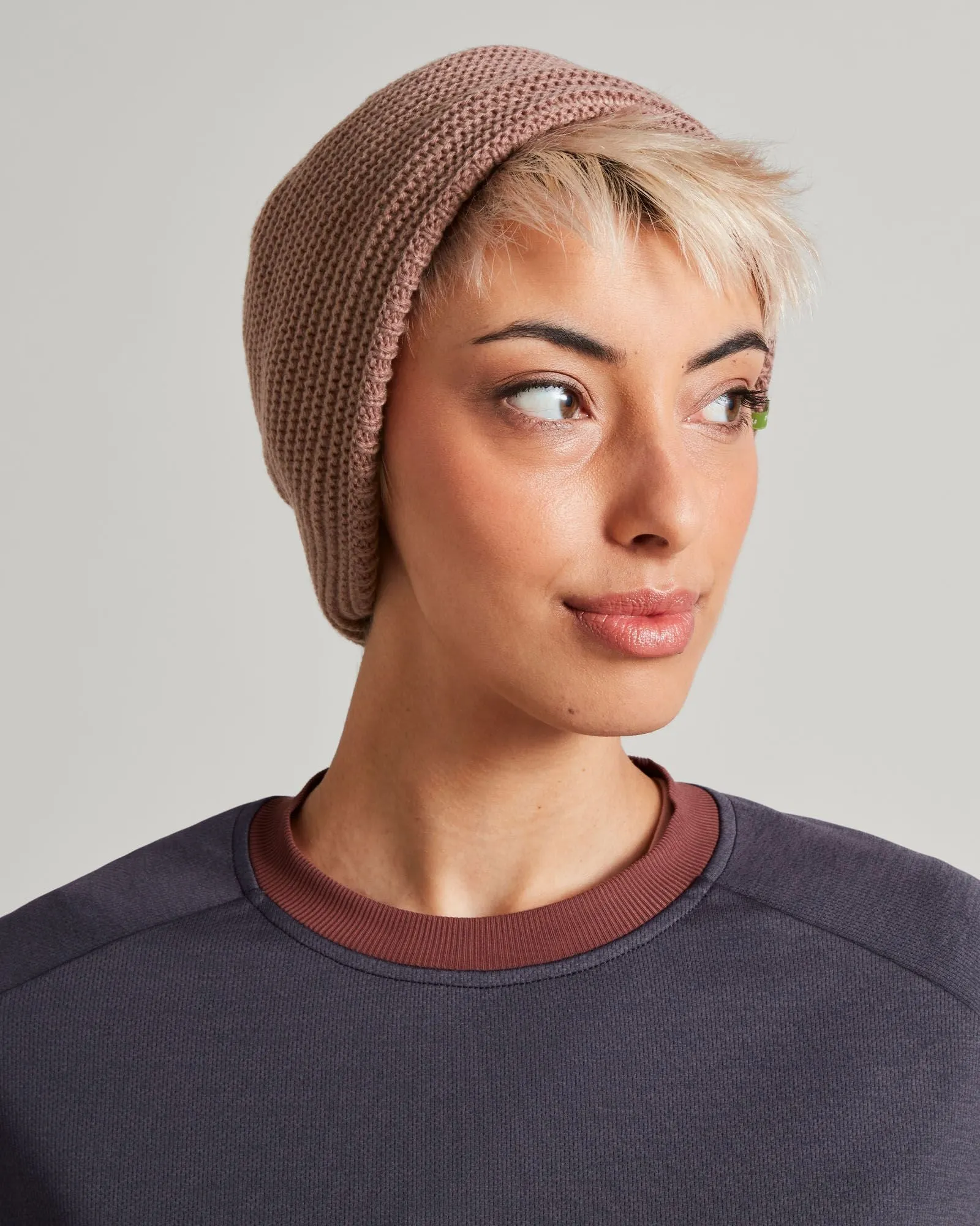 Warm Kathmandu Unisex ALTA Beanie with Fleece Lining.