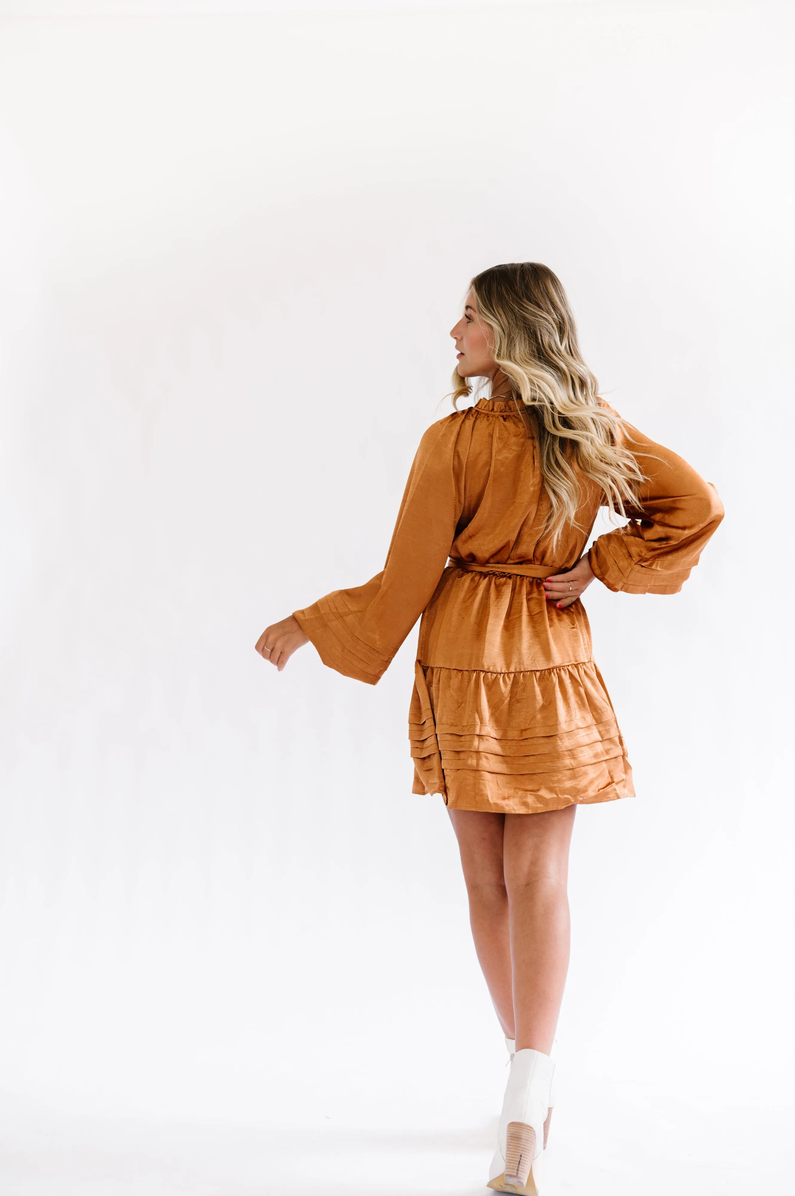 Keslie Dress in Camel