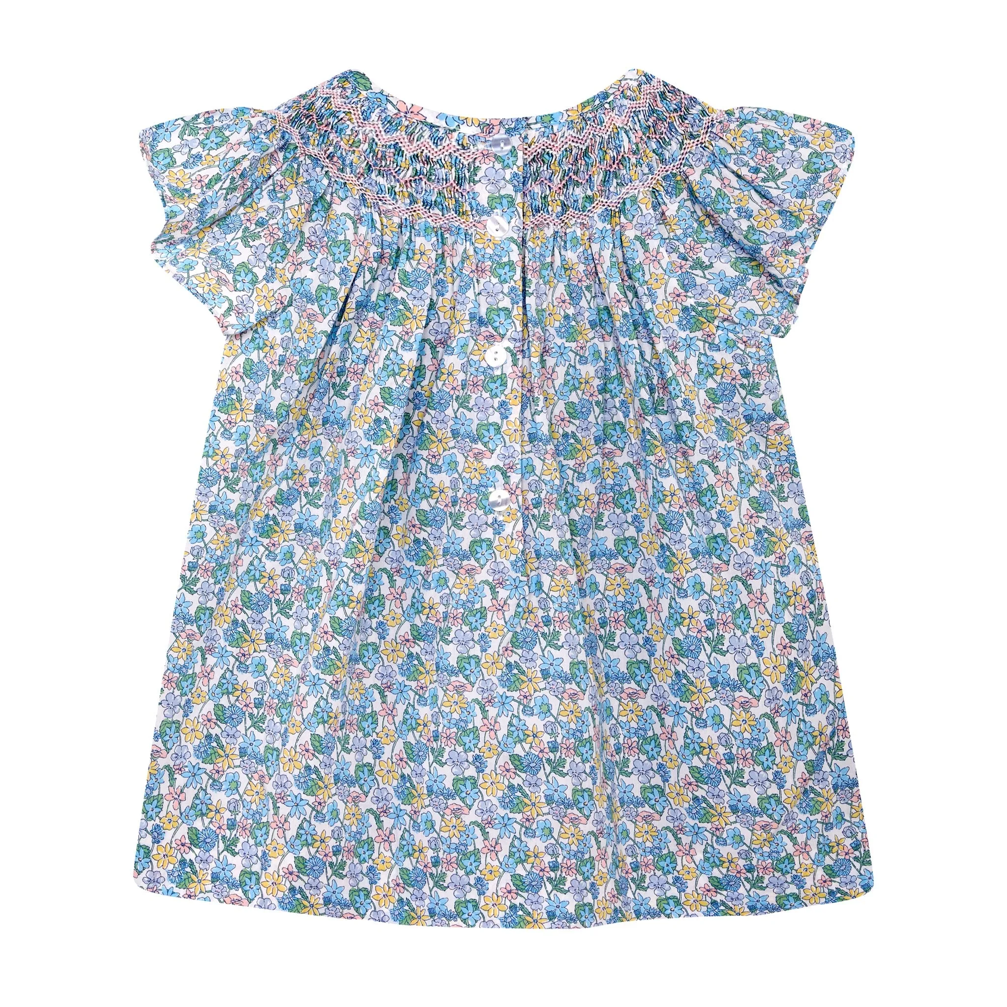 Made With Liberty Fabric: Smocked Girls Blouse - Simona