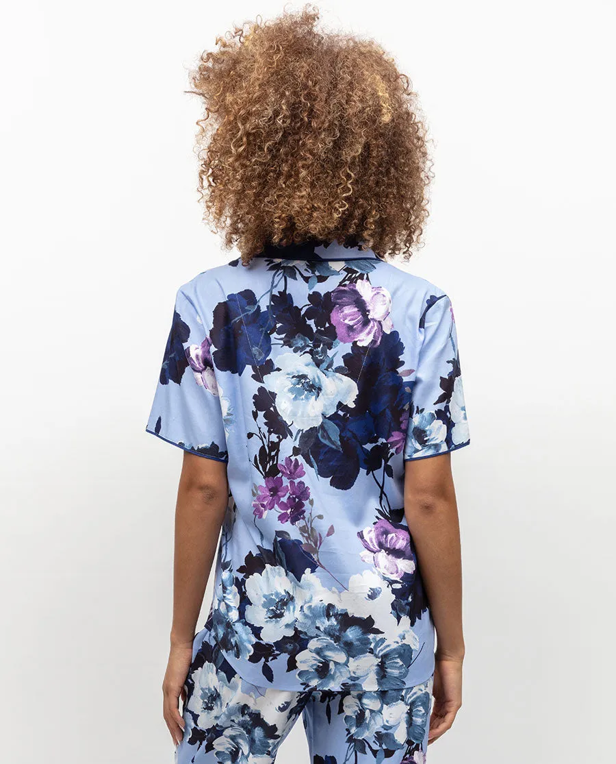 Madeline Floral Print Pyjama Top