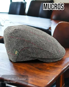 Mucros Trinity Grey Irish Tweed Cap - 31