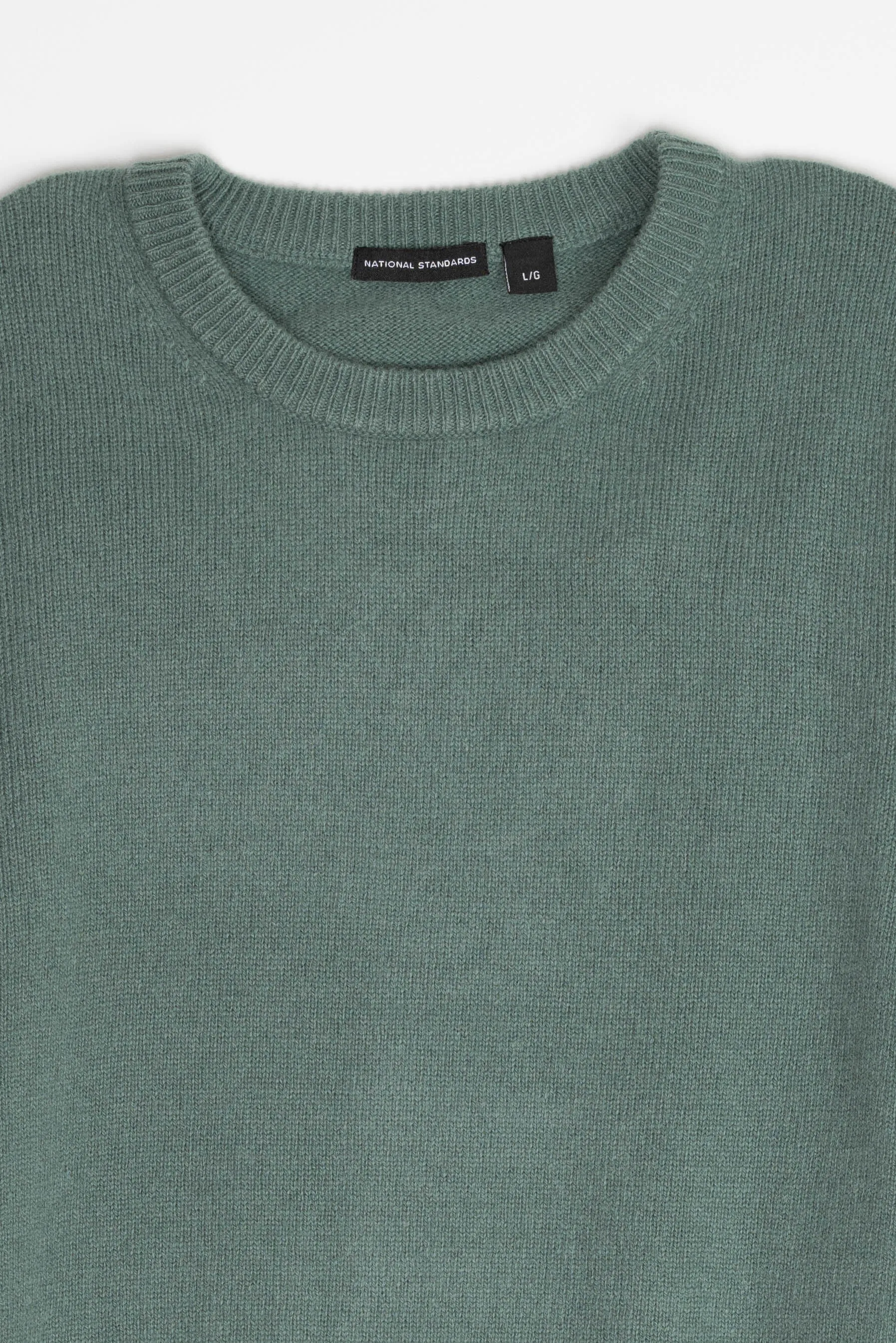 NS3018-22 New Wool Crew Neck in Pine