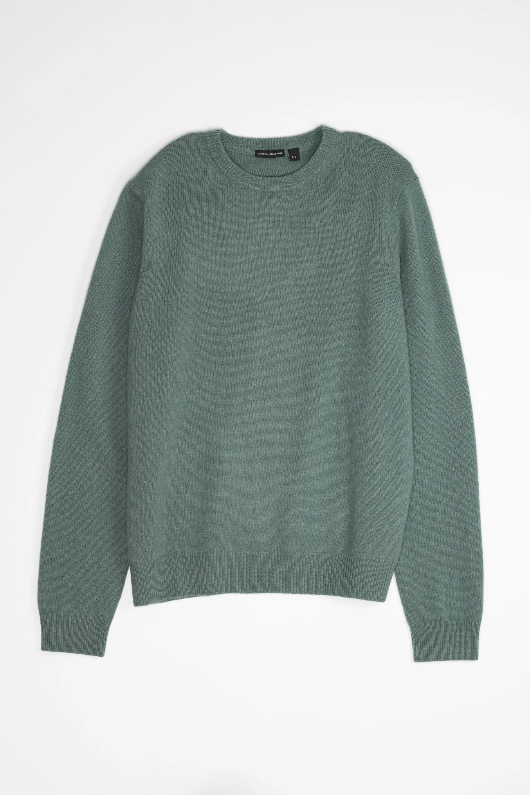 NS3018-22 New Wool Crew Neck in Pine