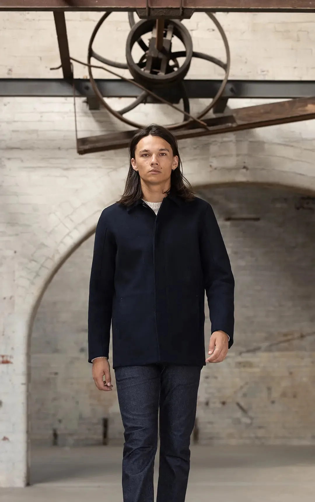 PERFORMANCE WOOL CAR COAT