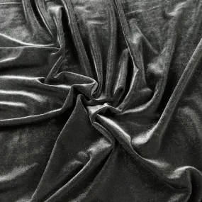 Plain Luxury Soft Velvet Stretch Fabric (FS143)