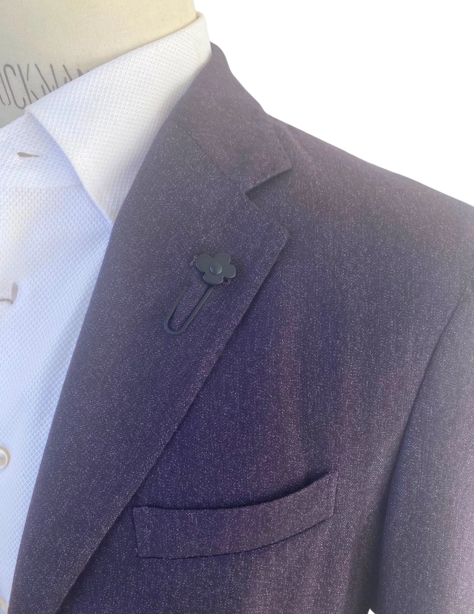 Plum Cashmere and Silk Sportcoat