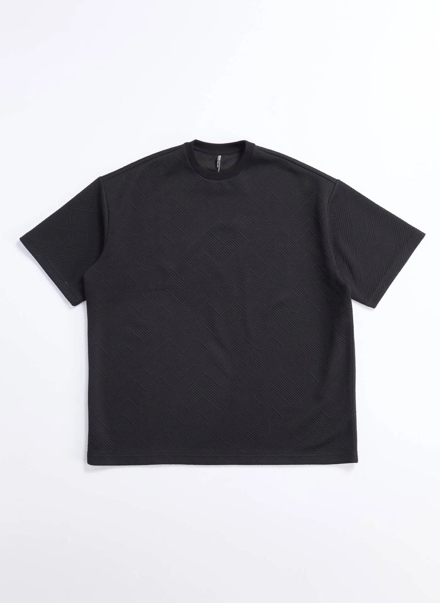 Polyester Spandex Jacquard Tee