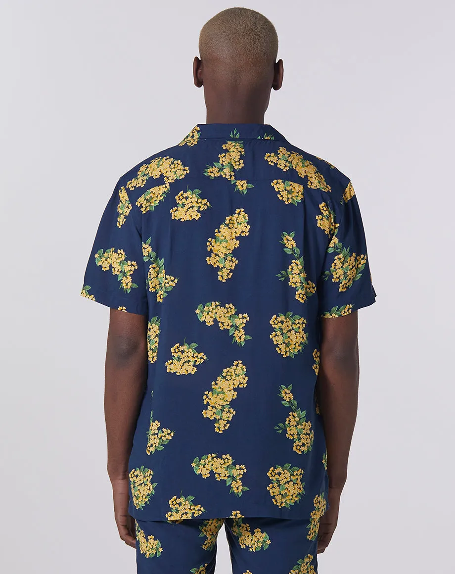 RAMPUR FLORAL MEN'S SHIRT | NAVY