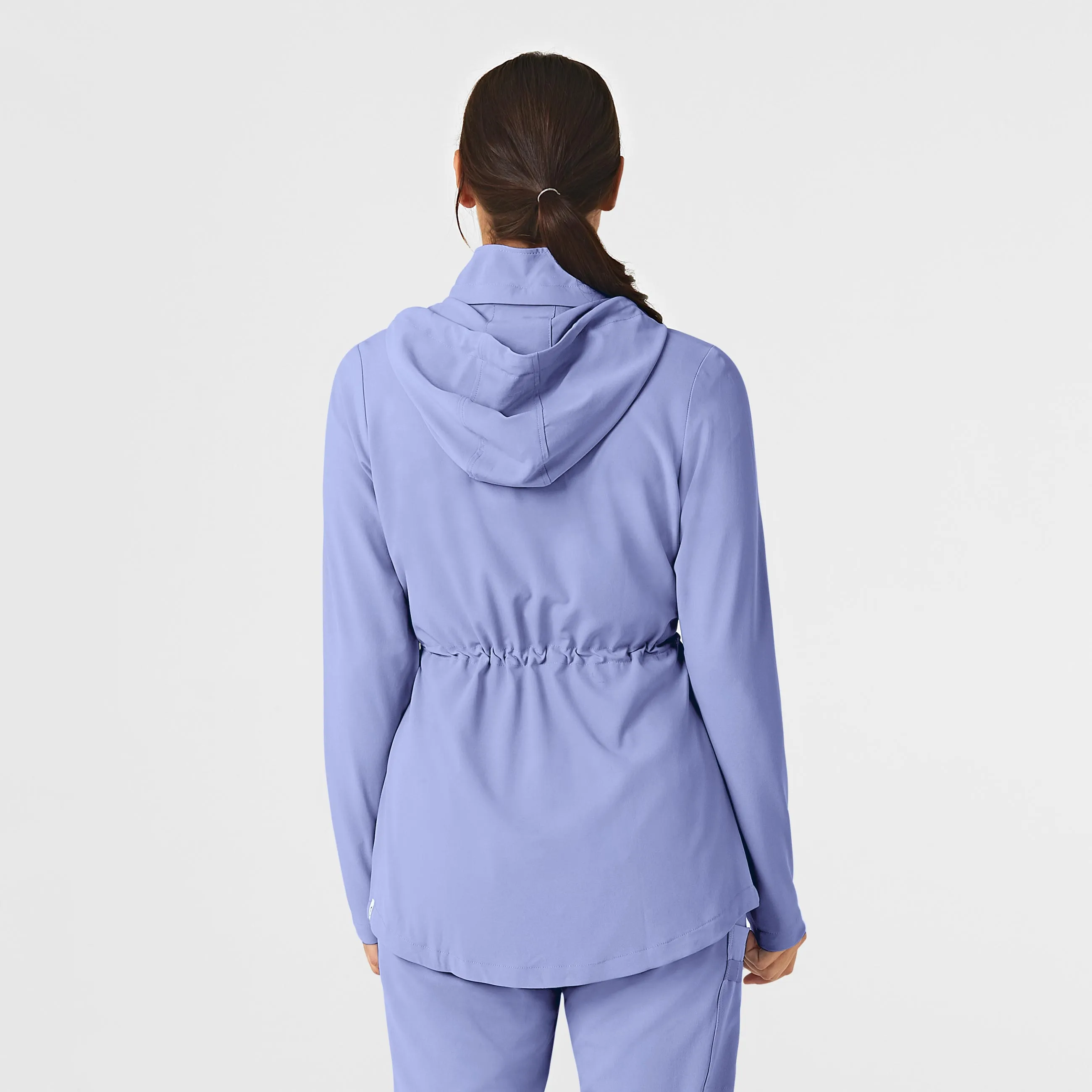 RENEW Women's Convertible Hood Fashion Jacket - Ceil Blue