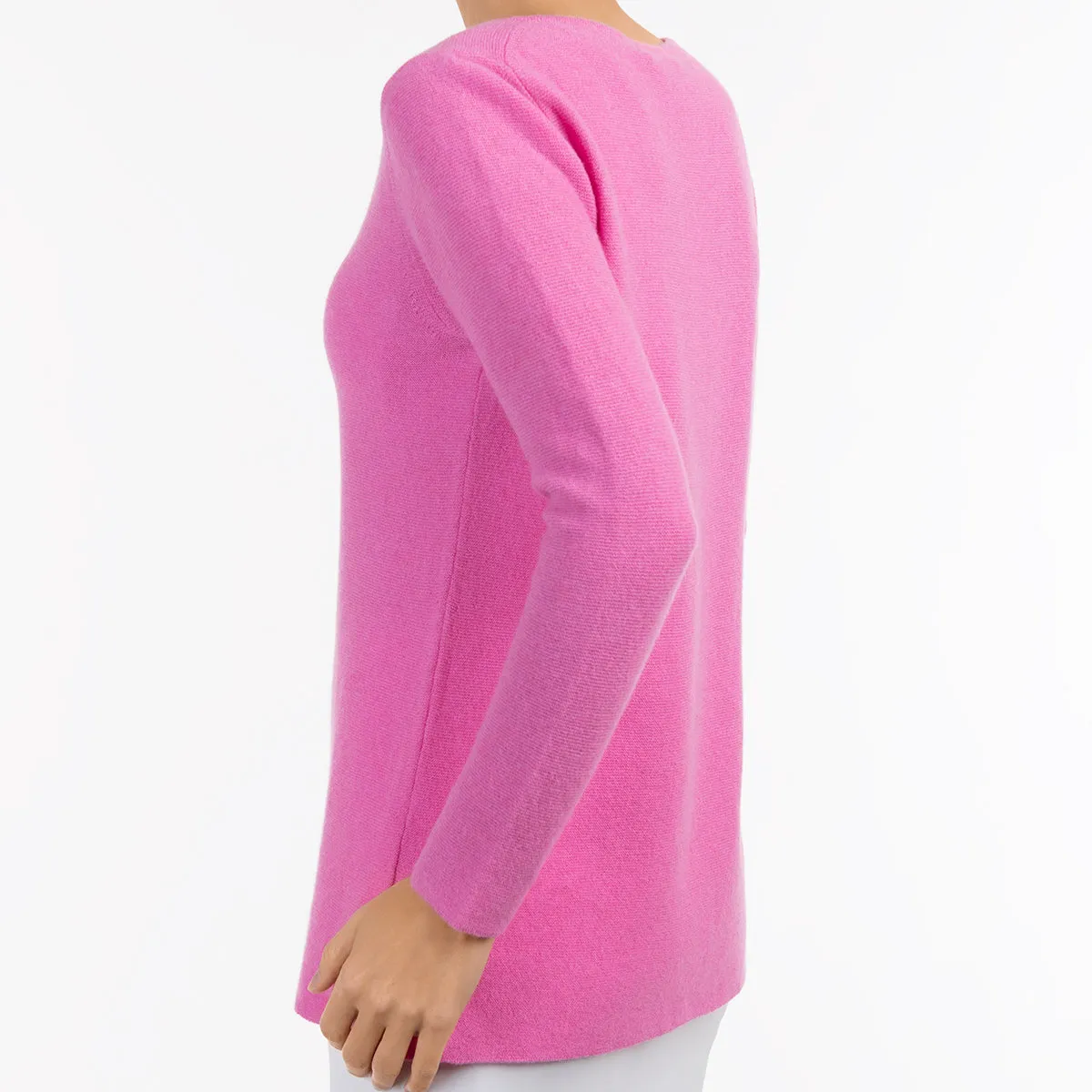 Round Neck Pullover in Bubble Gum