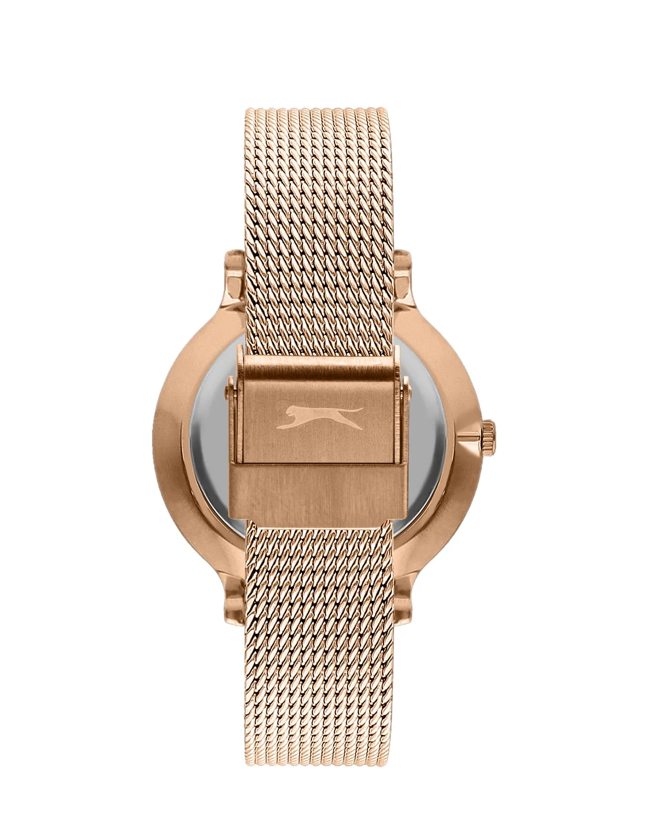 Slazenger SL.9.1823.2.02 Quartz Female Mesh Rose Gold Band Rose Gold Dial Watch