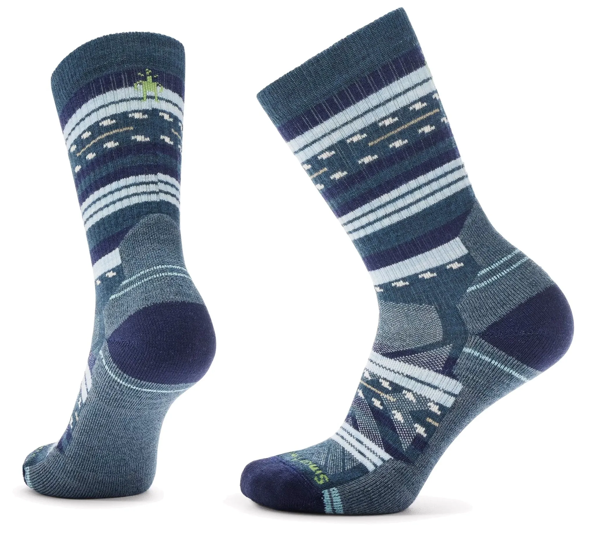 Smartwool Women's Hike Margarita Crew Light Cushion Socks Deep Navy