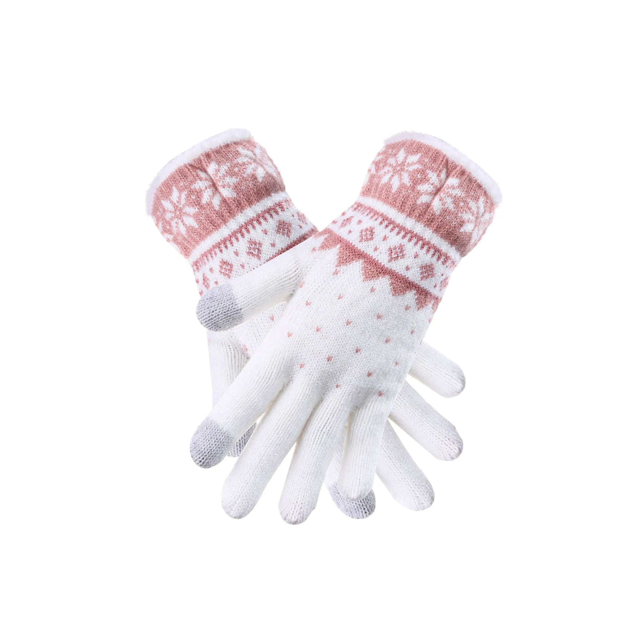 Snow Flake Thick Winter Gloves