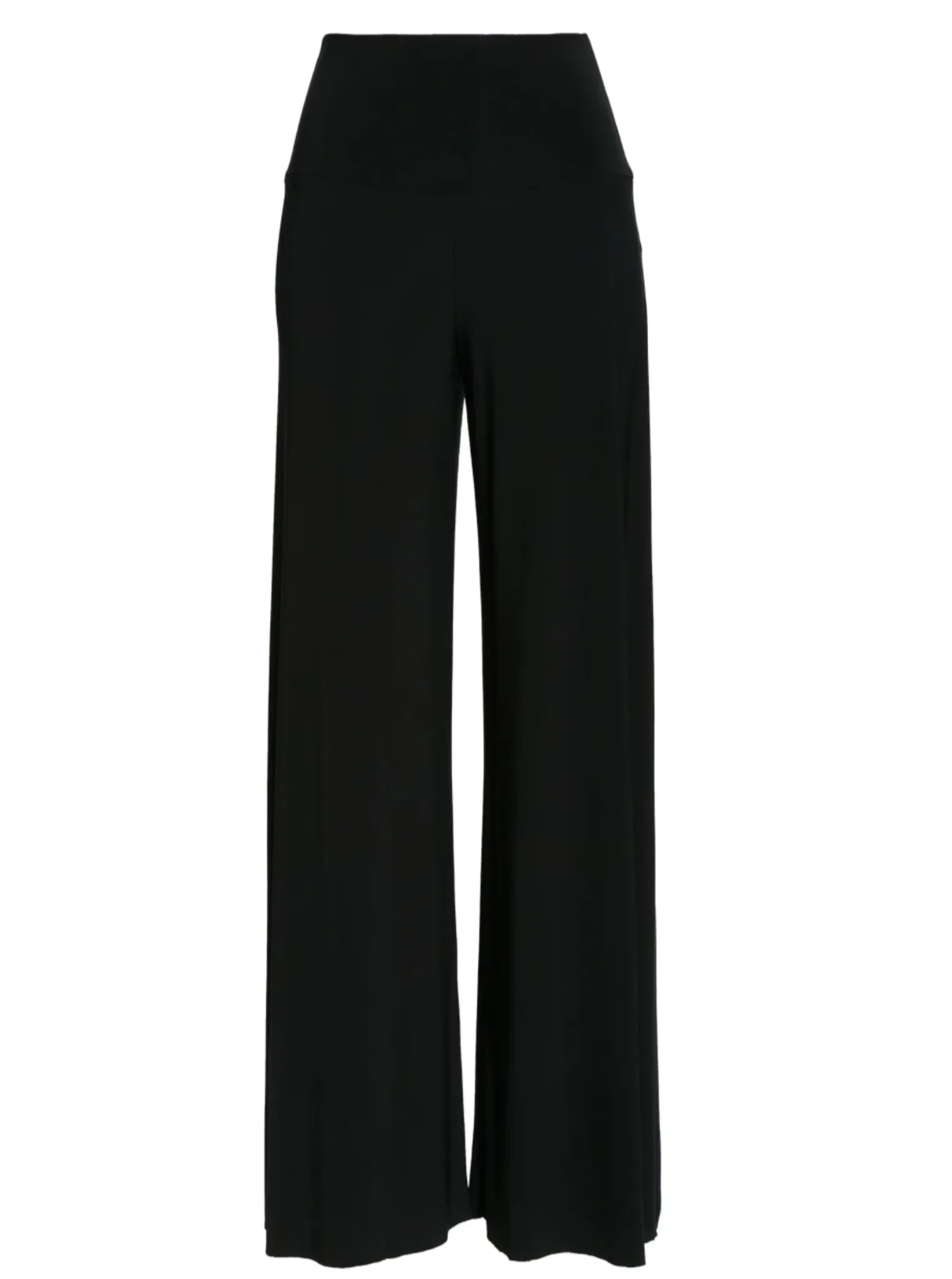 Stretch Jersey Pull On Pants with Wide Leg - The Liberty