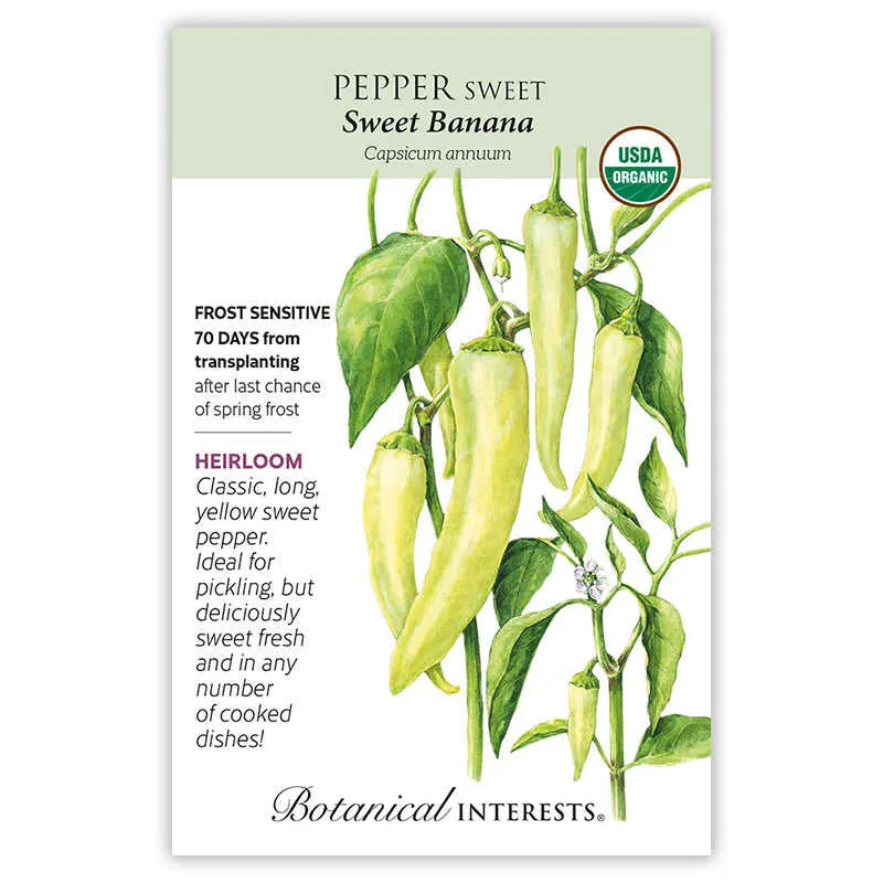 Sweet Banana Sweet Pepper Seeds