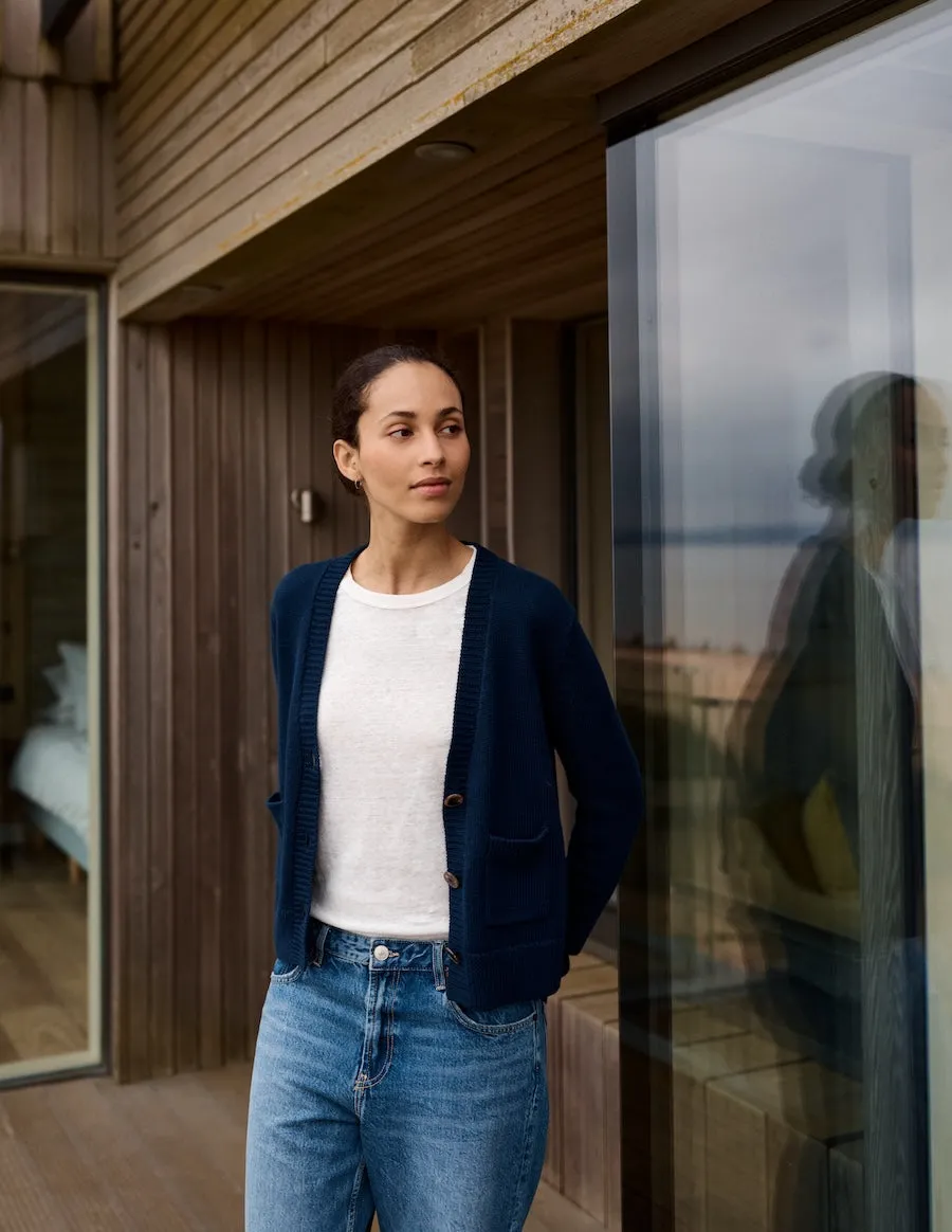 The EASY SUMMER CARDIGAN - Navy