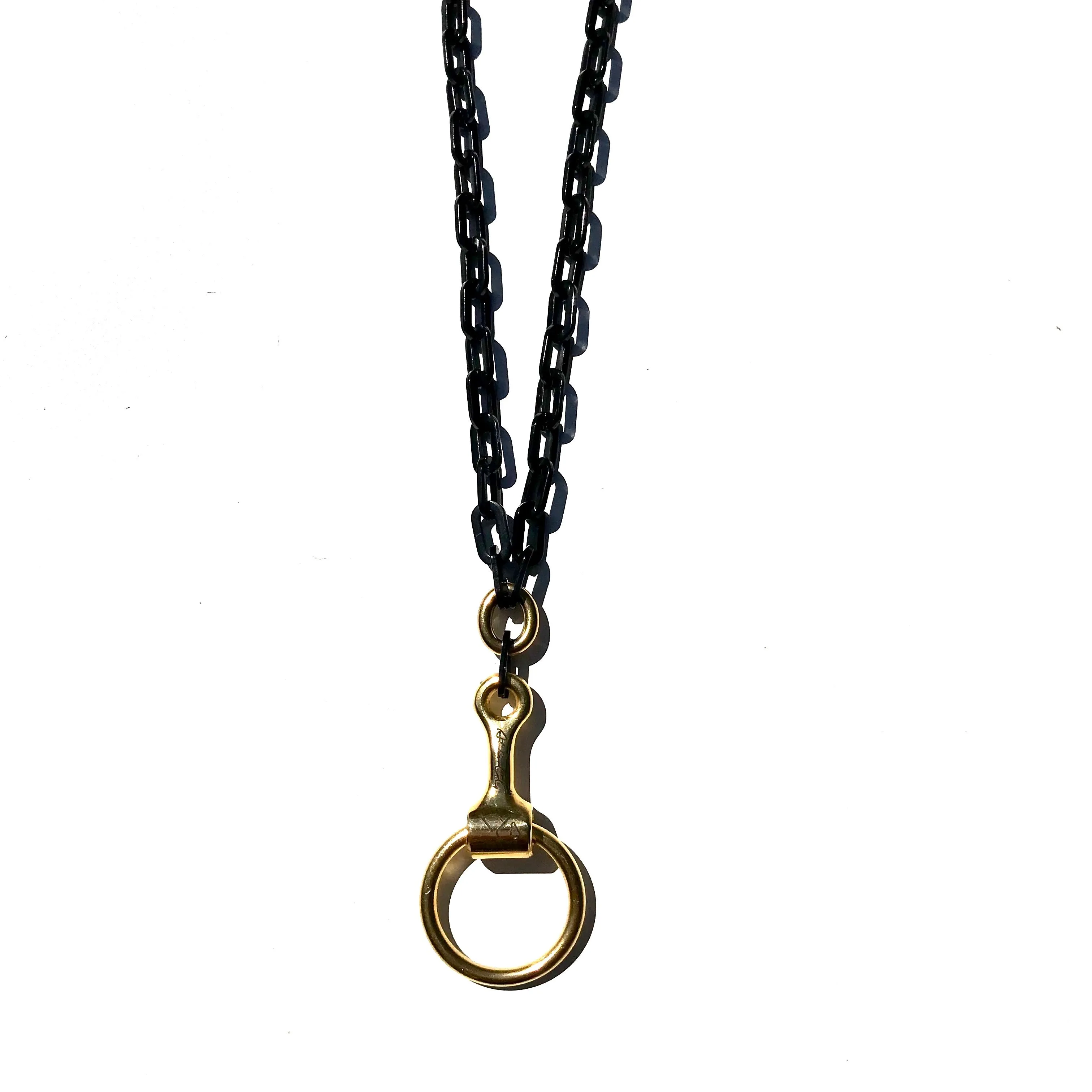 VALEGRO No.7 NECKLACE  | black & gold