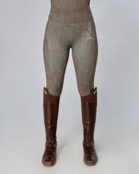 WINTER Tweed Effect Riding Leggings - No Grip