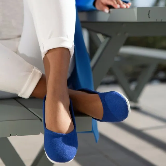 Wool Ballerina - Cobalt