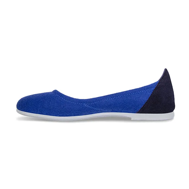 Wool Ballerina - Cobalt