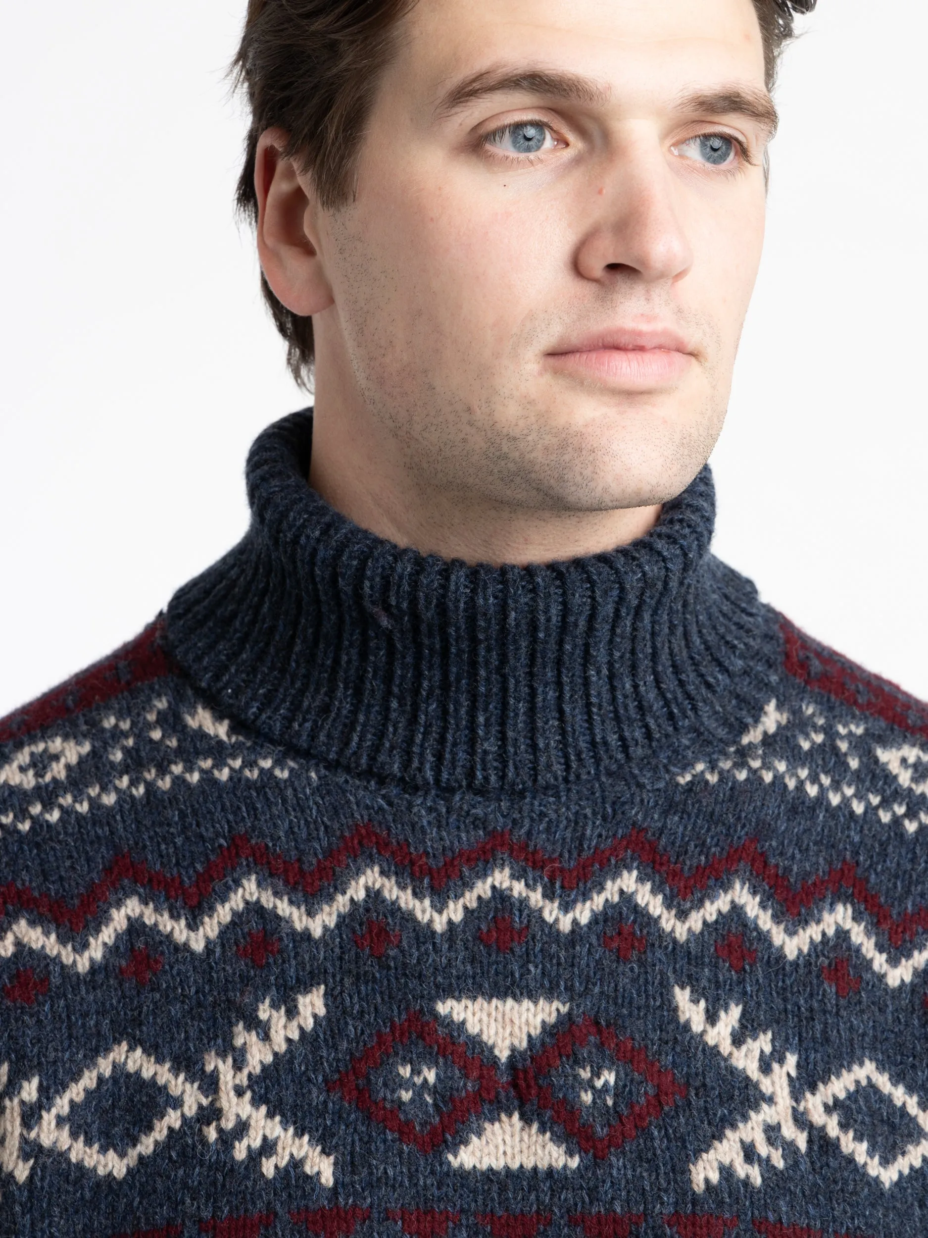 Wool-Cashmere Rollneck Sweater