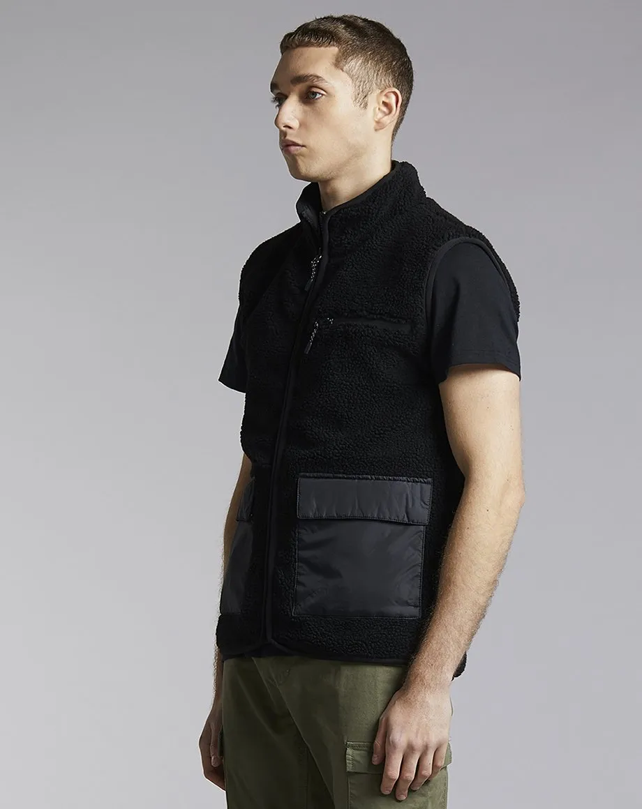 YUBA BOURG MENS GILET | BLACK